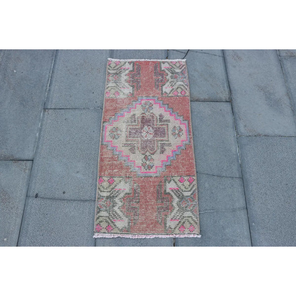 Vintage Turkish Antique Wool Oushak Rug
