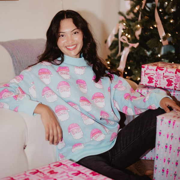Pastel Santa Sweatshirt