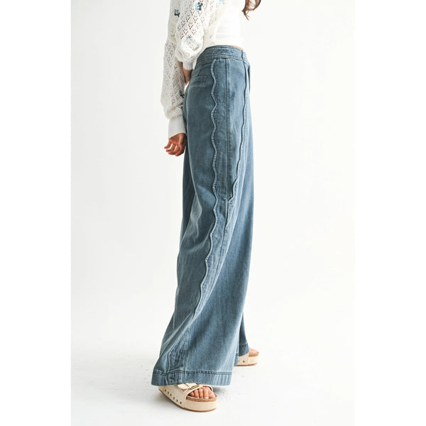 Scalloped Jeans
