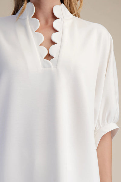 Scallop Top and Short Seperates - 4 Colors