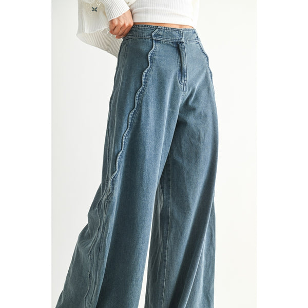 Scalloped Jeans