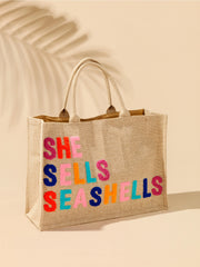 "She Sells Seashells" Beach Bag