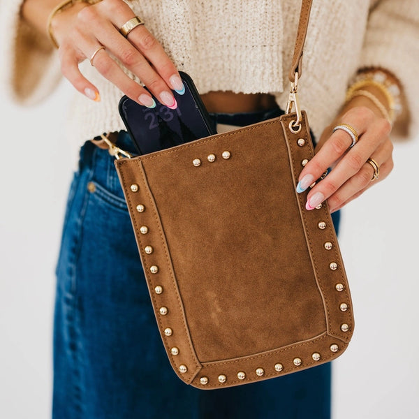 Shelby Suede Phone Purse - 3 Colors