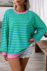 Beach Baby Striped Sweatshirt - 3 Color Combos