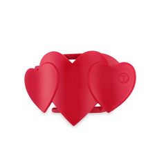 Teletie Flat Hair Clip | Small | Red Heart To Heart