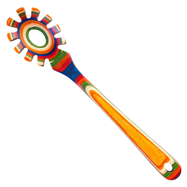 Colorful Wooden Kitchen Utensils