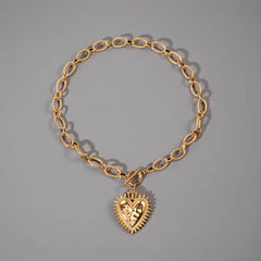 Spikey Heart Necklace