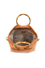 Stacey Bamboo Foldover Tote Bag