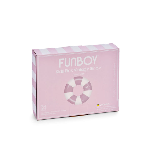 FUNBOY Kids Vintage Tube Floats - Pink, 34" - 2 Patterns