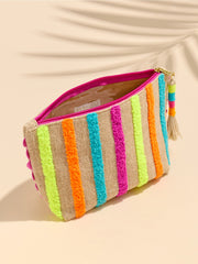 Summer Stripes Pouch