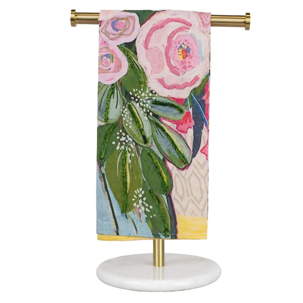 Pink Summer Bouquet Hand Towel