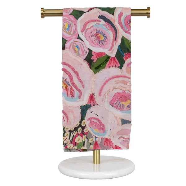 Pink Summer Bouquet Hand Towel