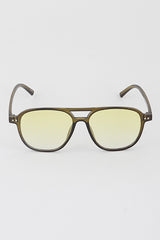 Thin Aviator Sunglasses