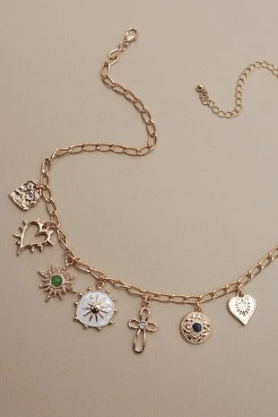 Sunburst Charm Necklaces