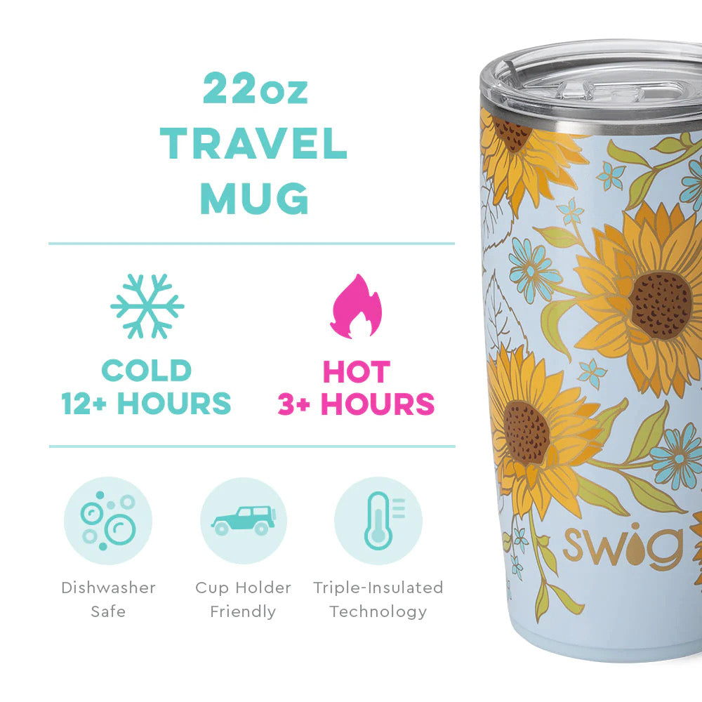 Swig Life - Sunflower Sunkissed Travel Mug (22oz