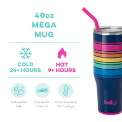 Swig 40 oz Mega Mug - Electric Slide