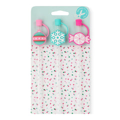 Swig Christmas Sweet Straw Topper Set