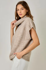 Taupe Glitter Sweater