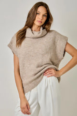 Taupe Glitter Sweater