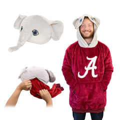 University Of Alabama Big Al Snugible   |  Blanket Hoodie & Pillow