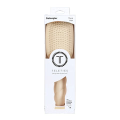 Teleties Detangler Hair Brush For Thick Hair - Tan