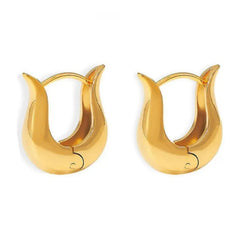 Petite U Hoop Earrings