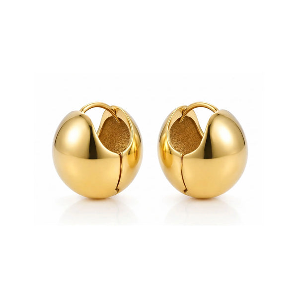 Ellie Vail Vale Dome Huggie Hoop Earring