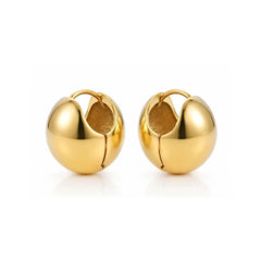 Ellie Vail Vale Dome Huggie Hoop Earring