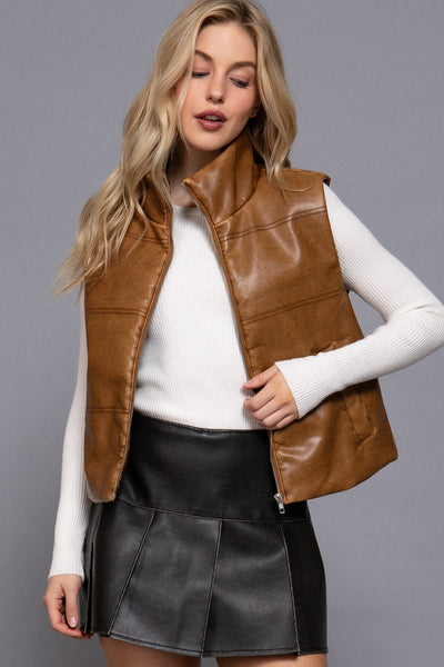 Jonah Leather Vest