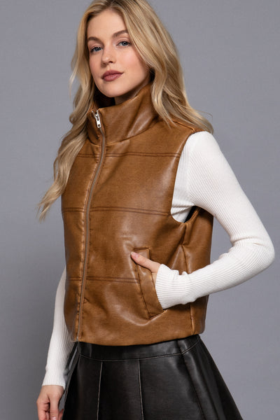 Jonah Leather Vest