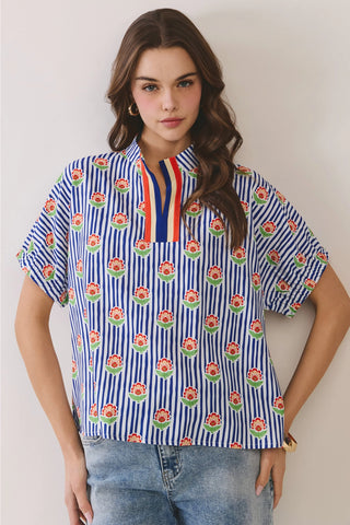 Watercolor Summer Top