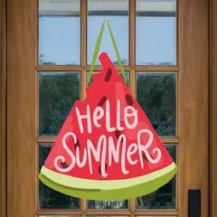 Hello Summer Watermelon Door Hanger