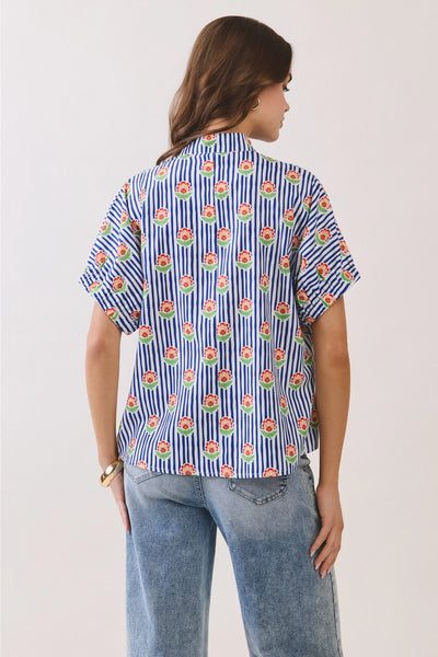 Watercolor Summer Top