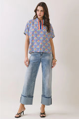 Watercolor Summer Top