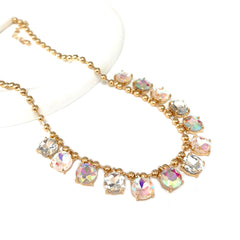 Crystal Glass Station Necklace