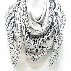 Parisian Bandana Scarves - 6 Colors