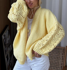 Butter Yellow Cardigan