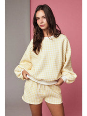 Cloud Gingham Short - 3 Colors