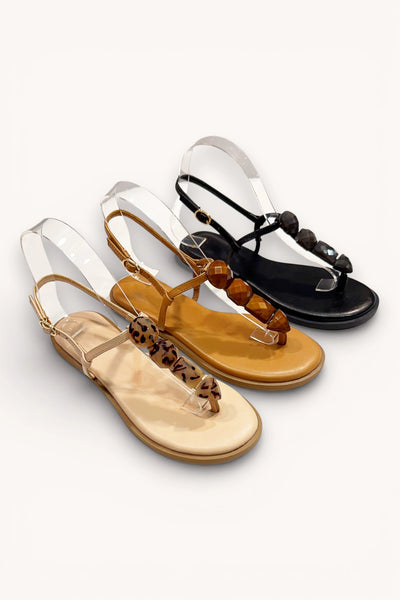 Yendall Stone Sandals - 3 Colors