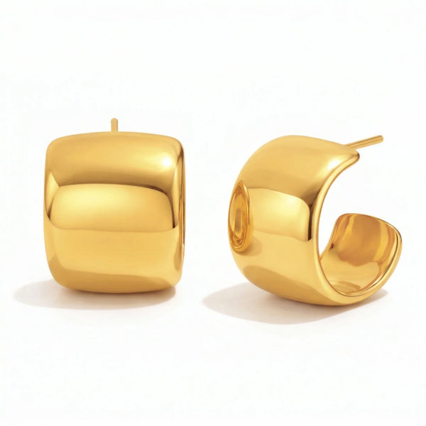 Ellie Vail Zadie Wide Hoop Earring