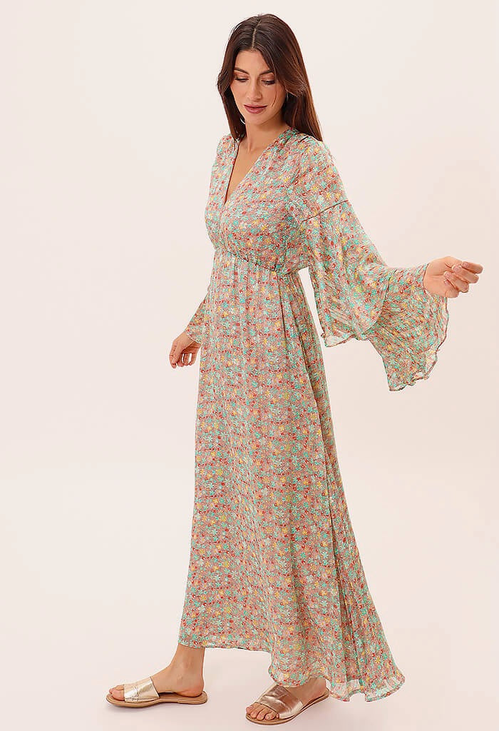 buddy love colette maxi dress BuddyLove | Colette Long Sleeve Maxi Dress