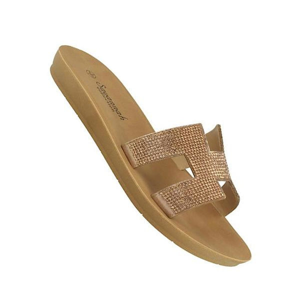 Savannah Sandals In Rose Gold