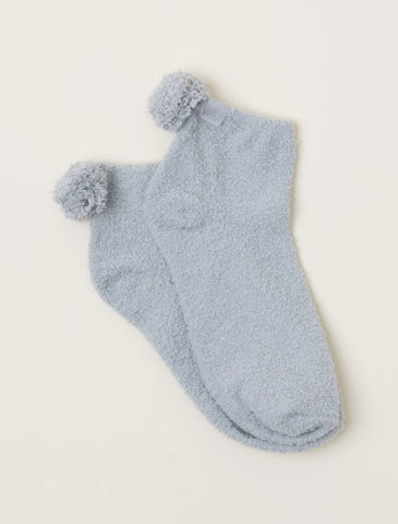 Barefoot Dreams CozyChic® Women's Pom Pom Ankle Socks- 3 Colors