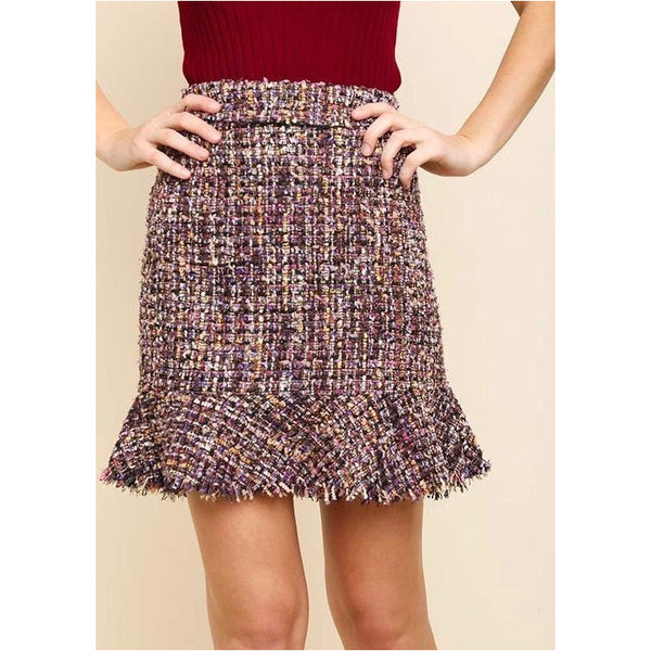 Limitless Tweed Skirt
