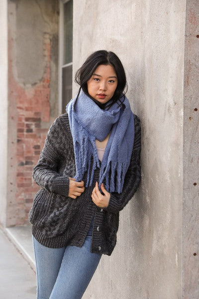 Mohair Blanket Scarf-3 Colors