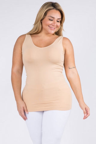 Reversible V or U Neckline Seamless Tank