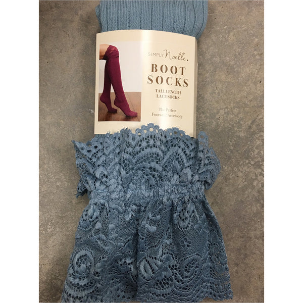 Simply Noelle Tall Lace Sock