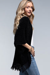 Luxe Chenille Cocoon Cardigan - 2 Colors