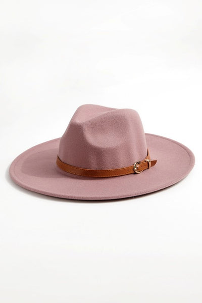 Buckle Up Fedora Hat - 2 Colors