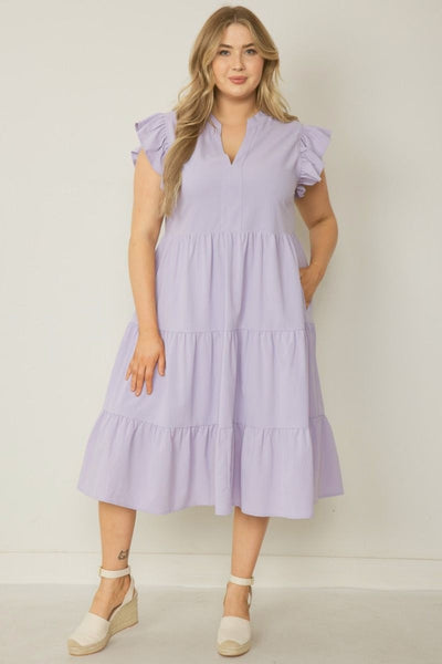Spring Luncheon Dress- 4 Colors